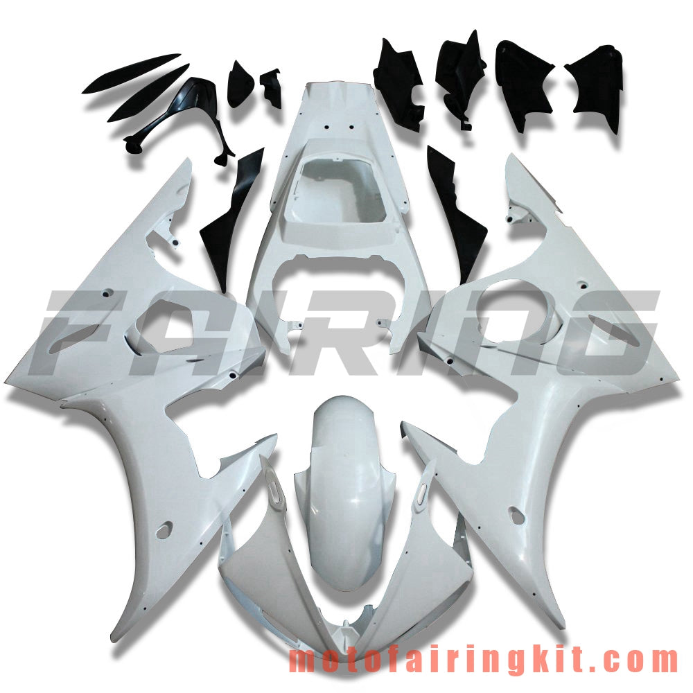 Fairing Kits Fit for YZF-600 R6 2003 2004 YZF 600 R6 03 04 Plastic ABS Injection Mold Complete Motorcycle Body Aftermarket Bodywork Frame (Unpainted) BBB1