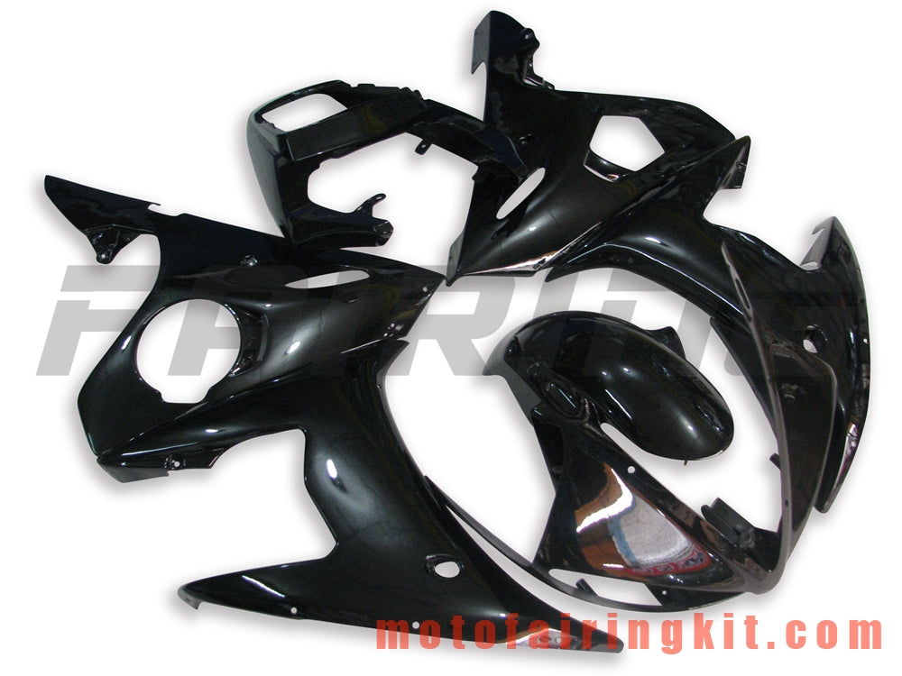 Kits de carenado aptos para YZF-600 R6 2005 YZF 600 R6 05 Molde de inyección de plástico ABS Carrocería completa para motocicleta Marco de carrocería de posventa (negro) B060