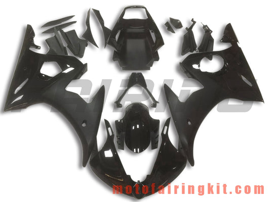 Fairing Kits Fit for YZF-600 R6 2005 YZF 600 R6 05 Plastic ABS Injection Mold Complete Motorcycle Body Aftermarket Bodywork Frame (Black) B075