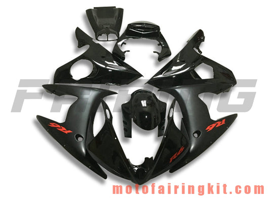 Kits de carenado aptos para YZF-600 R6 2005 YZF 600 R6 05 Molde de inyección de plástico ABS Carrocería completa para motocicleta Marco de carrocería de posventa (negro) B095