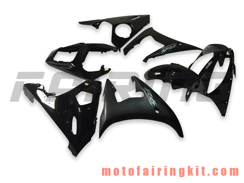 Fairing Kits Fit for YZF-600 R6 2005 YZF 600 R6 05 Plastic ABS Injection Mold Complete Motorcycle Body Aftermarket Bodywork Frame (Black) B099