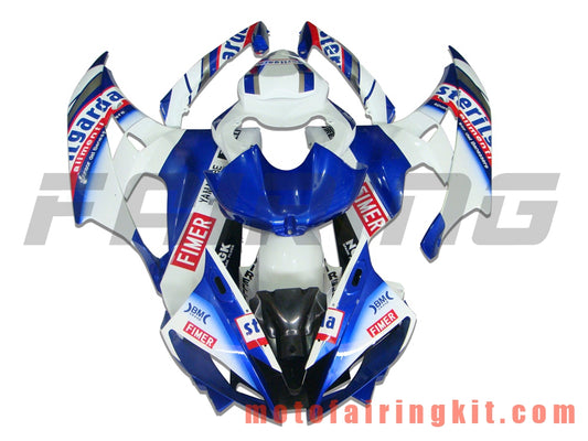 フェアリングキット YZF-600 R6 2006 2007 YZF 600 R6 06 07 プラスチック ABS 射出成形 完全なオートバイボディ アフターマーケットボディワークフレーム (ブルー &amp; ホワイト) B004