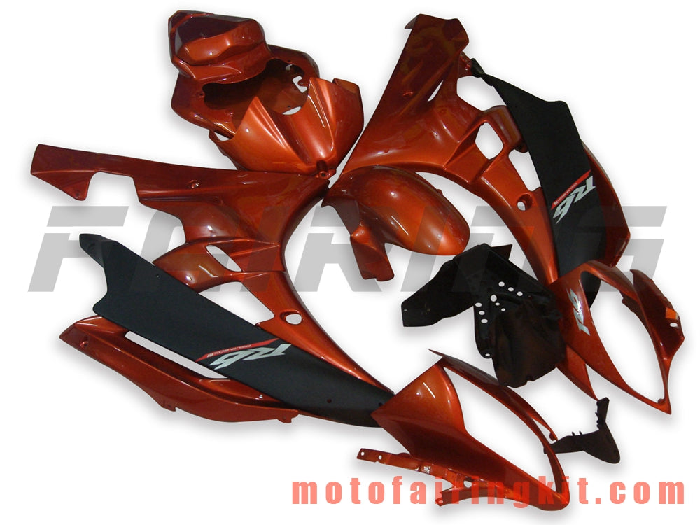 Fairing Kits Fit for YZF-600 R6 2006 2007 YZF 600 R6 06 07 Plastic ABS Injection Mold Complete Motorcycle Body Aftermarket Bodywork Frame (Orange) B006