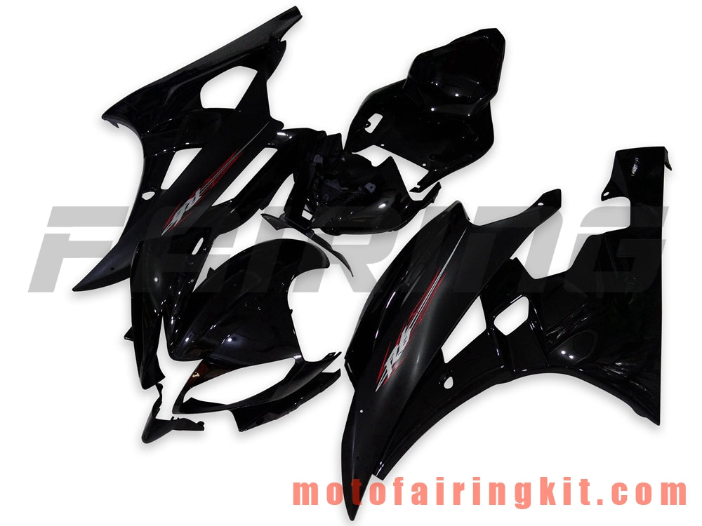 フェアリングキット YZF-600 R6 2006 2007 YZF 600 R6 06 07 プラスチック ABS 射出成形 完全なオートバイボディ アフターマーケットボディワークフレーム (ブラック) B015