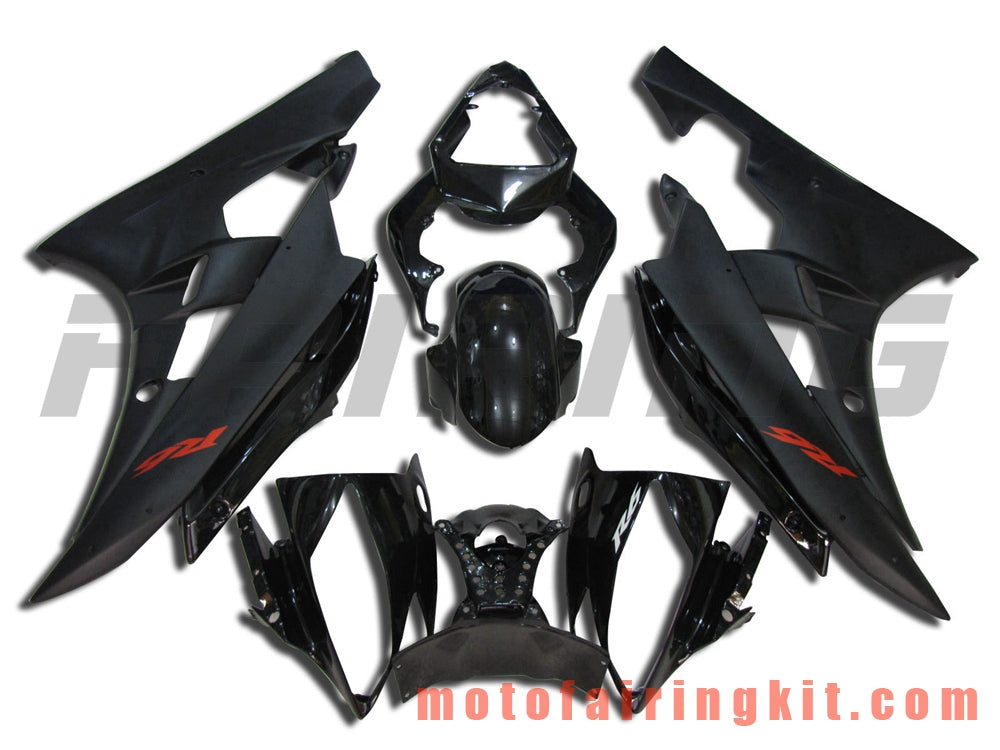 フェアリングキット YZF-600 R6 2006 2007 YZF 600 R6 06 07 プラスチック ABS 射出成型 完全なオートバイボディ アフターマーケットボディワークフレーム (ブラック) B030