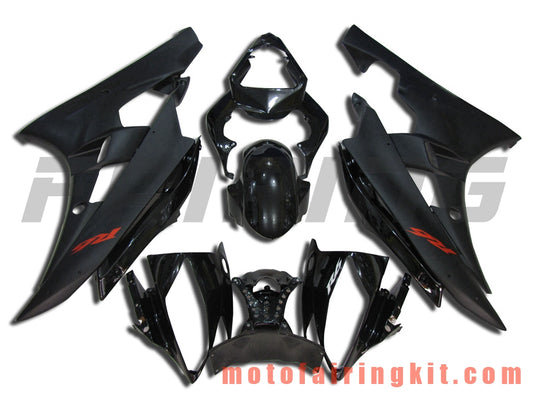 Fairing Kits Fit for YZF-600 R6 2006 2007 YZF 600 R6 06 07 Plastic ABS Injection Mold Complete Motorcycle Body Aftermarket Bodywork Frame (Black) B030