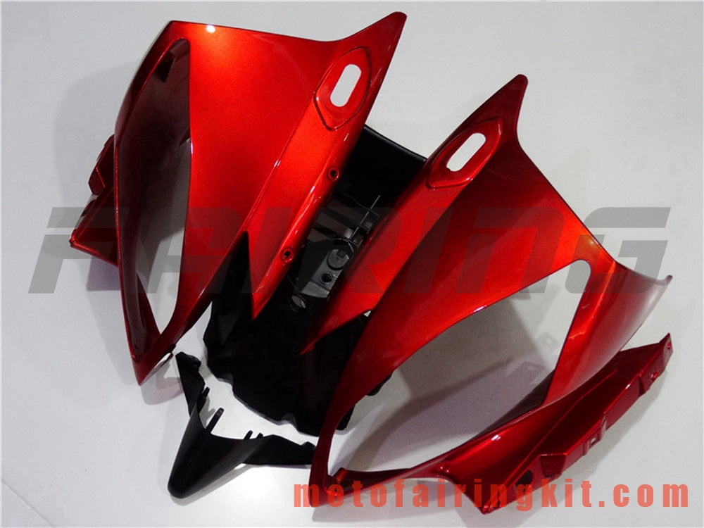 Kits de carenado aptos para YZF-600 R6 2006 2007 YZF 600 R6 06 07 Molde de inyección de plástico ABS Carrocería completa para motocicleta Marco de carrocería de posventa (negro y rojo) B062