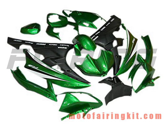 Kits de carenado aptos para YZF-600 R6 2006 2007 YZF 600 R6 06 07 Molde de inyección de plástico ABS Carrocería completa para motocicleta Marco de carrocería de posventa (verde y negro) B088