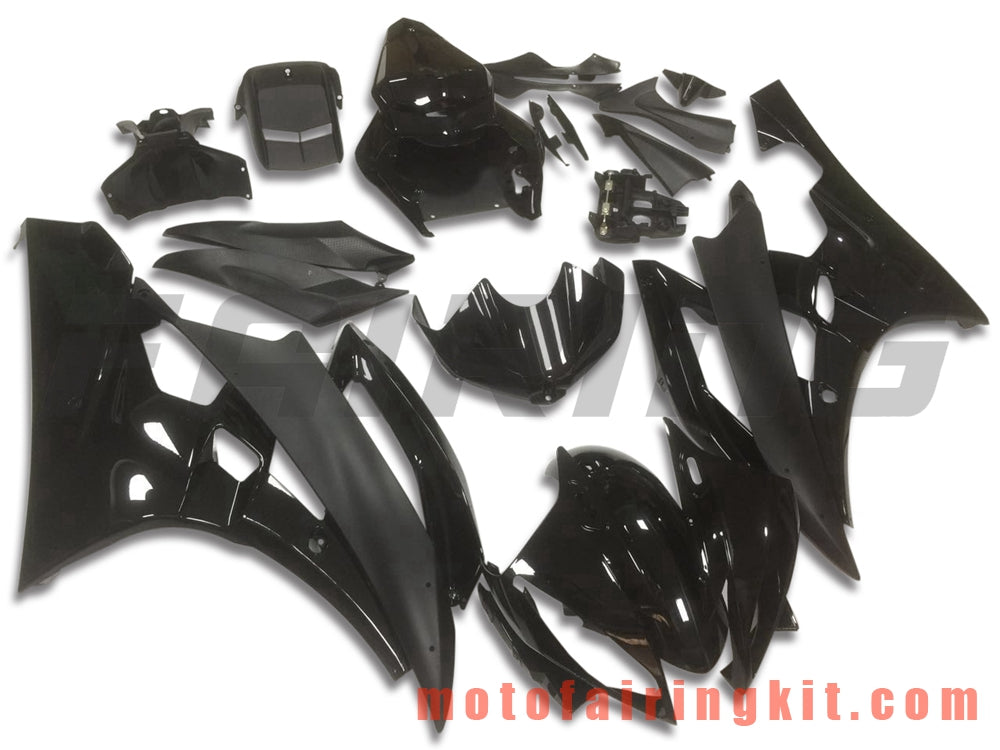 Fairing Kits Fit for YZF-600 R6 2006 2007 YZF 600 R6 06 07 Plastic ABS Injection Mold Complete Motorcycle Body Aftermarket Bodywork Frame (Black) B098