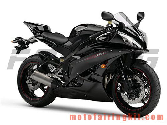 Kits de carenado aptos para YZF-600 R6 2006 2007 YZF 600 R6 06 07 Molde de inyección de plástico ABS Carrocería completa para motocicleta Carrocería del mercado de accesorios Marco (negro) B124