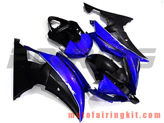 Fairing Kits Fit for YZF-600 R6 2008 2009 2010 2011 2012 2013 2014 2015 2016 Plastic ABS Injection Mold Complete Motorcycle Body Aftermarket Bodywork Frame (Blue & Black) B100