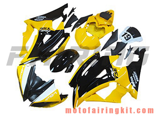 Fairing Kits Fit for YZF-600 R6 2008 2009 2010 2011 2012 2013 2014 2015 2016 Plastic ABS Injection Mold Complete Motorcycle Body Aftermarket Bodywork Frame (Yellow & Black) B101