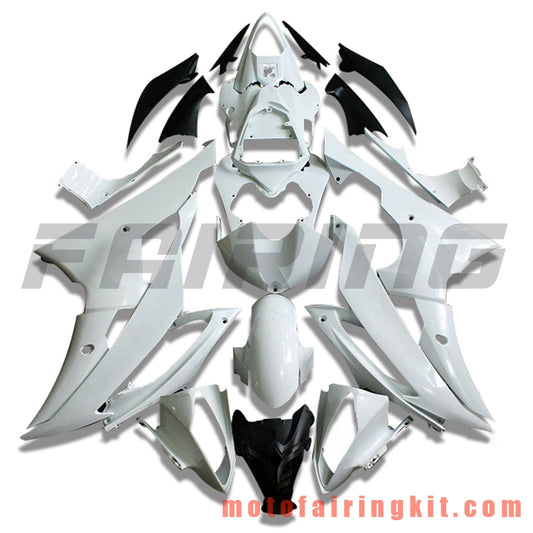 Fairing Kits Fit for YZF-600 R6 2008 2009 2010 2011 2012 2013 2014 2015 2016 Plastic ABS Injection Mold Complete Motorcycle Body Aftermarket Bodywork Frame (Unpainted) BBB1