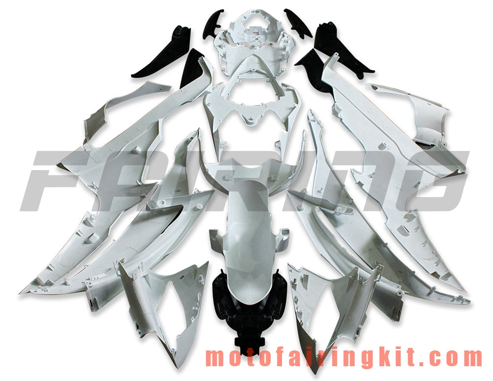 Fairing Kits Fit for YZF-600 R6 2008 2009 2010 2011 2012 2013 2014 2015 2016 Plastic ABS Injection Mold Complete Motorcycle Body Aftermarket Bodywork Frame (Unpainted) BBB1