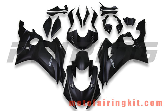 Fairing Kits Fit for YZF-600 R6 2017 2018 2019 2020 R6 17 18 19 20 Plastic ABS Injection Mold Complete Motorcycle Body Aftermarket Bodywork Frame (Black) B003