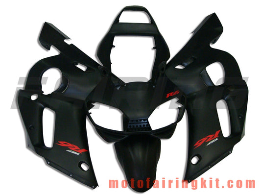 Kits de carenado aptos para YZF-600 R6 1998 1999 2000 2001 2002 YZF 600 R6 Molde de inyección de plástico ABS Carrocería completa para motocicleta Carrocería del mercado de accesorios Marco (negro) B030