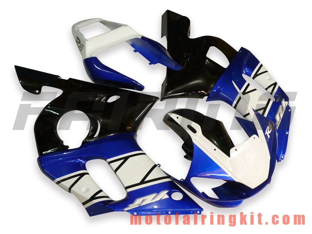 フェアリングキット YZF-600 R6 1998 1999 2000 2001 2002 YZF 600 R6 プラスチック ABS 射出成型 完全なオートバイボディ アフターマーケットボディワークフレーム (ブルー &amp; ブラック) B036