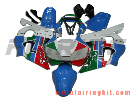 フェアリングキット YZF-600 R6 1998 1999 2000 2001 2002 YZF 600 R6 プラスチック ABS 射出成型 完全なオートバイボディ アフターマーケットボディワークフレーム (ブルー &amp; ホワイト) B039