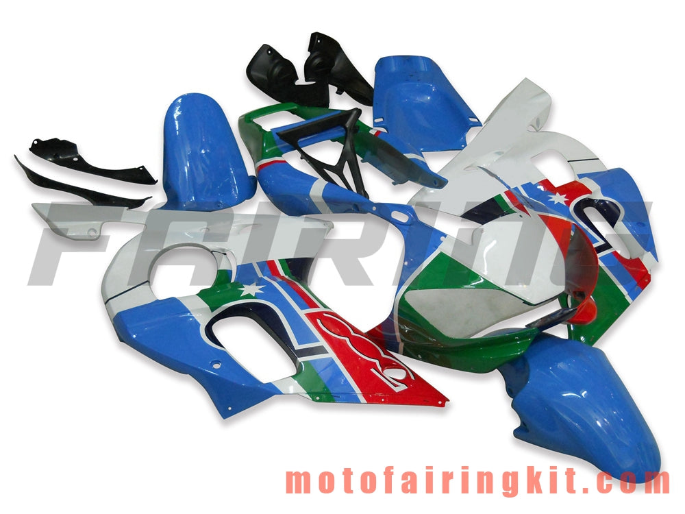 Kits de carenado aptos para YZF-600 R6 1998 1999 2000 2001 2002 YZF 600 R6 Molde de inyección de plástico ABS Carrocería completa para motocicleta Marco de carrocería de posventa (azul y blanco) B039