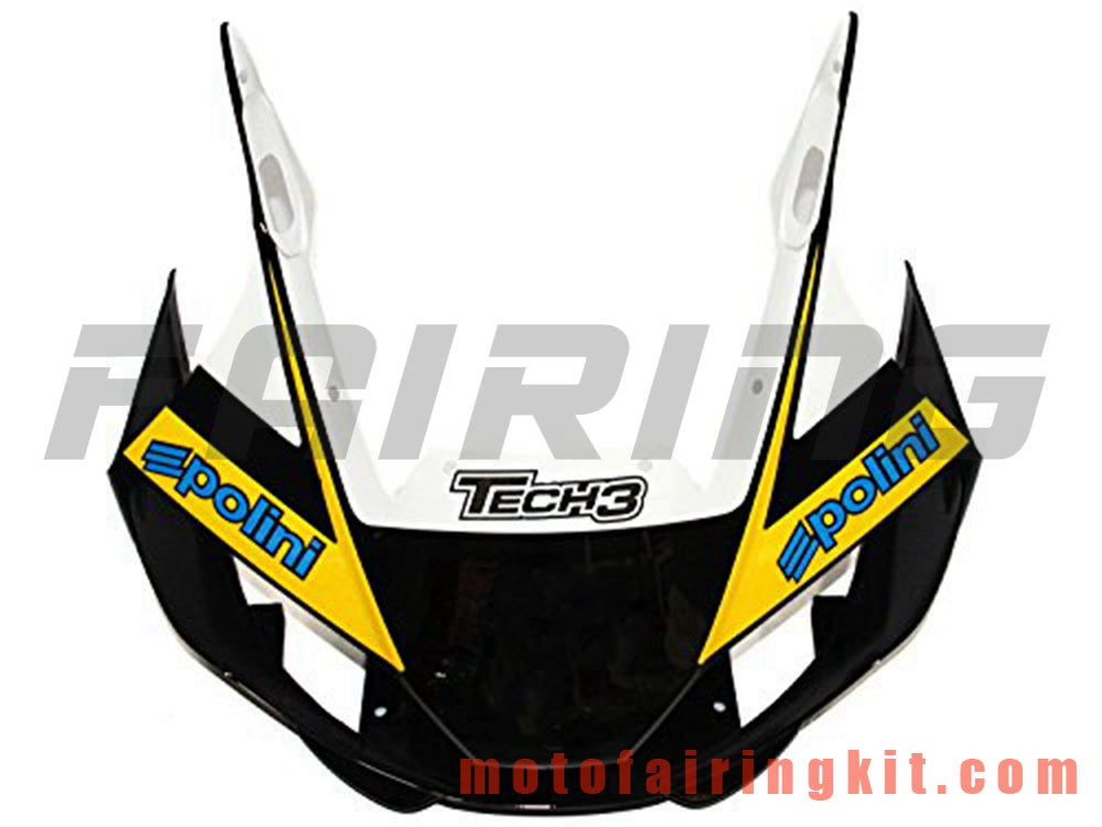 Kits de carenado aptos para YZF-600 R6 1998 1999 2000 2001 2002 YZF 600 R6 Molde de inyección de plástico ABS Carrocería completa para motocicleta Marco de carrocería de posventa (negro y amarillo) B069