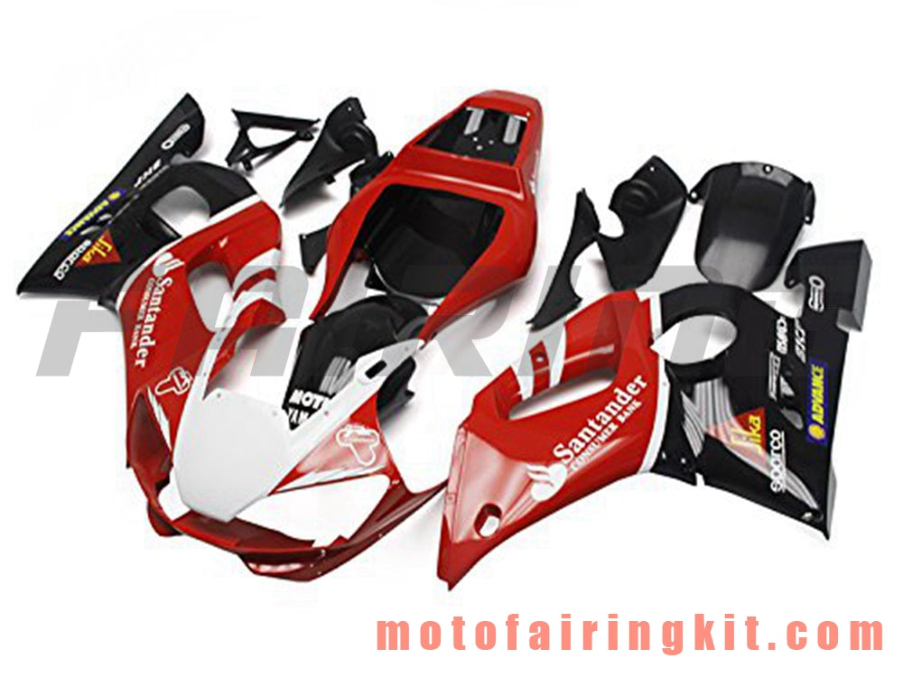 Fairing Kits Fit for YZF-600 R6 1998 1999 2000 2001 2002 YZF 600 R6 Plastic ABS Injection Mold Complete Motorcycle Body Aftermarket Bodywork Frame (Red & Black) B070