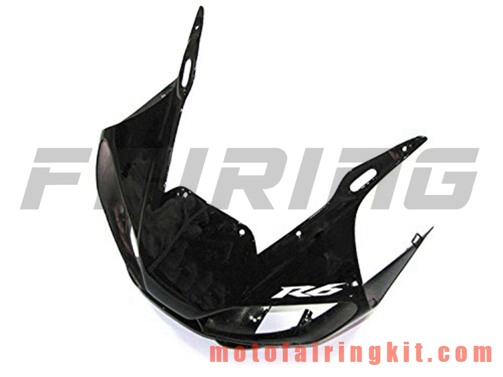 Kits de carenado aptos para YZF-600 R6 1998 1999 2000 2001 2002 YZF 600 R6 Molde de inyección de plástico ABS Carrocería completa para motocicleta Marco de carrocería de posventa (negro) B084