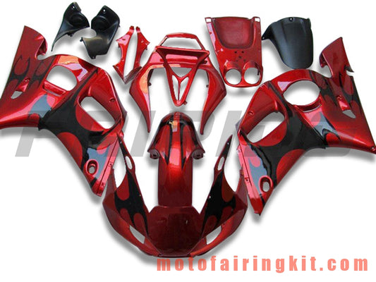 Kits de carenado aptos para YZF-600 R6 1998 1999 2000 2001 2002 YZF 600 R6 Molde de inyección de plástico ABS Carrocería completa para motocicleta Marco de carrocería de posventa (naranja) B099