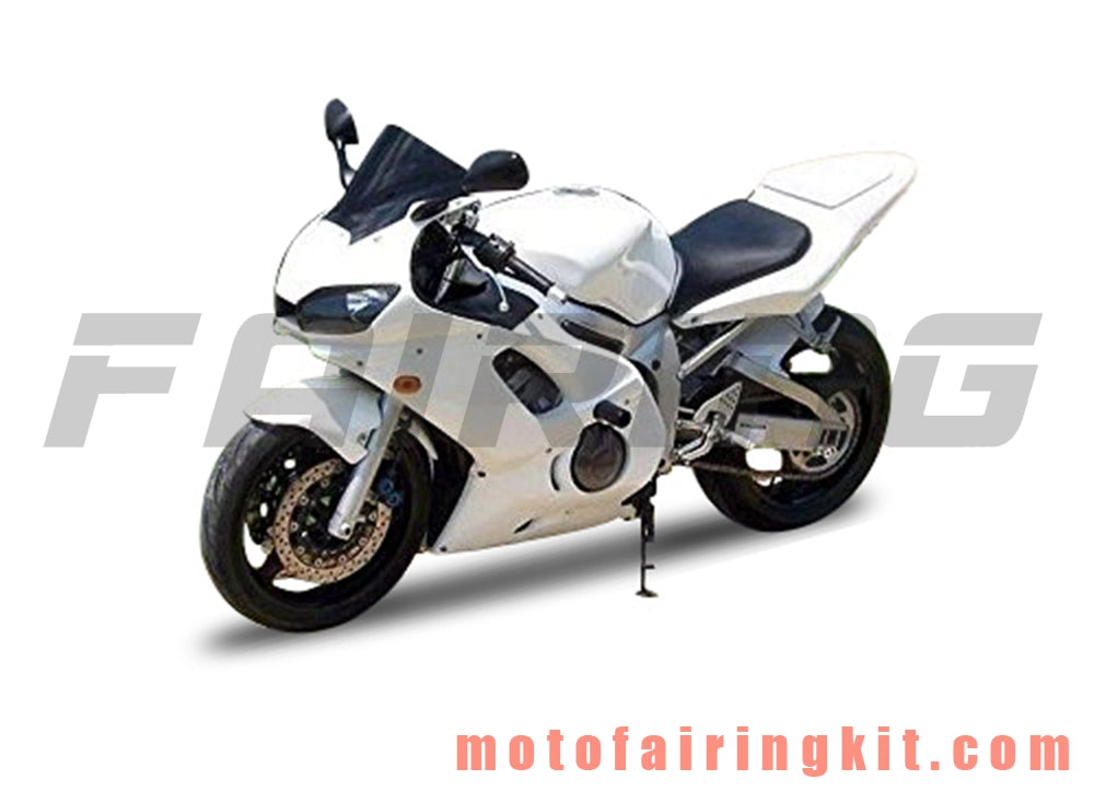 Fairing Kits Fit for YZF-600 R6 1998 1999 2000 2001 2002 YZF 600 R6 Plastic ABS Injection Mold Complete Motorcycle Body Aftermarket Bodywork Frame (White) B109