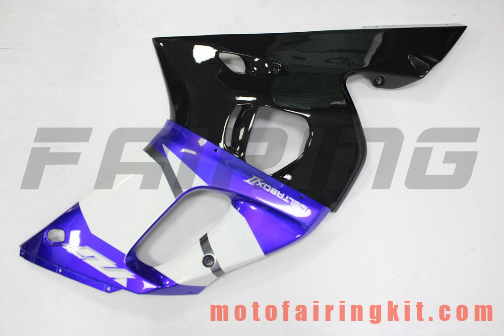 Fairing Kits Fit for YZF-600 R6 2008 2009 2010 2011 2012 2013 2014 2015 2016 Plastic ABS Injection Mold Complete Motorcycle Body Aftermarket Bodywork Frame (Black & Purple) B201