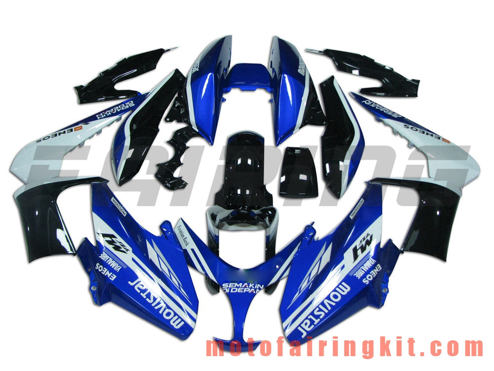 Fairing Kits Fit for TMAX500 2008 2009 2010 2011 2012 TMAX 500 Plastic ABS Injection Mold Complete Motorcycle Body Aftermarket Bodywork Frame (Blue & Black) B005