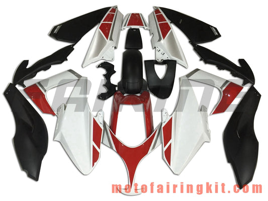 Fairing Kits Fit for TMAX500 2008 2009 2010 2011 2012 TMAX 500 Plastic ABS Injection Mold Complete Motorcycle Body Aftermarket Bodywork Frame (White & Red) B010