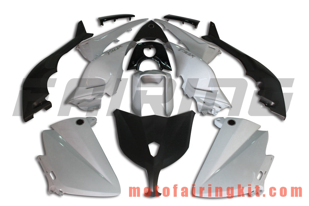 Fairing Kits Fit for TMAX530 2012 2013 2014 TMAX 530 12 13 14 Plastic ABS Injection Mold Complete Motorcycle Body Aftermarket Bodywork Frame (White & Black) B003