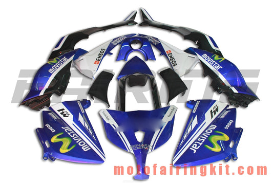 Kits de carenado aptos para TMAX530 2012 2013 2014 TMAX 530 12 13 14 Molde de inyección de plástico ABS Carrocería completa para motocicleta Marco de carrocería de posventa (azul y blanco) B007