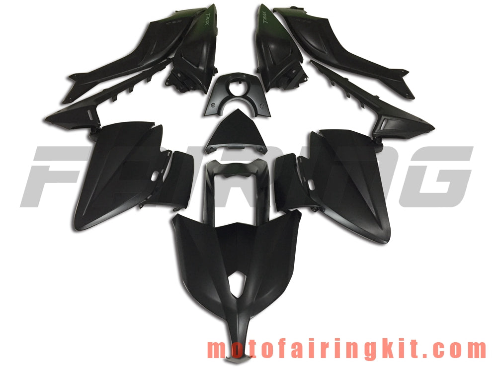 Kits de carenado aptos para TMAX530 2012 2013 2014 TMAX 530 12 13 14 Molde de inyección de plástico ABS Carrocería completa para motocicleta Marco de carrocería de posventa (negro) B009