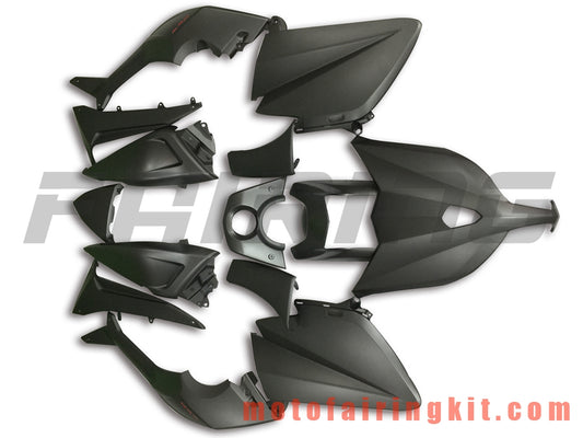 Kits de carenado aptos para TMAX530 2012 2013 2014 TMAX 530 12 13 14 Molde de inyección de plástico ABS Carrocería completa para motocicleta Marco de carrocería de posventa (negro) B010