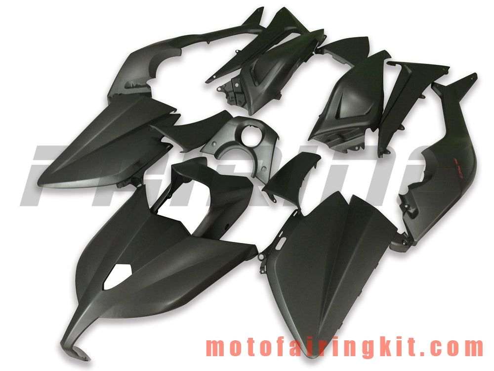 Kits de carenado aptos para TMAX530 2012 2013 2014 TMAX 530 12 13 14 Molde de inyección de plástico ABS Carrocería completa para motocicleta Marco de carrocería de posventa (negro) B010