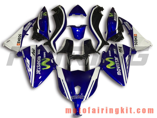 Kits de carenado aptos para TMAX530 2012 2013 2014 TMAX 530 12 13 14 Molde de inyección de plástico ABS Carrocería completa para motocicleta Marco de carrocería de posventa (azul y negro) B011