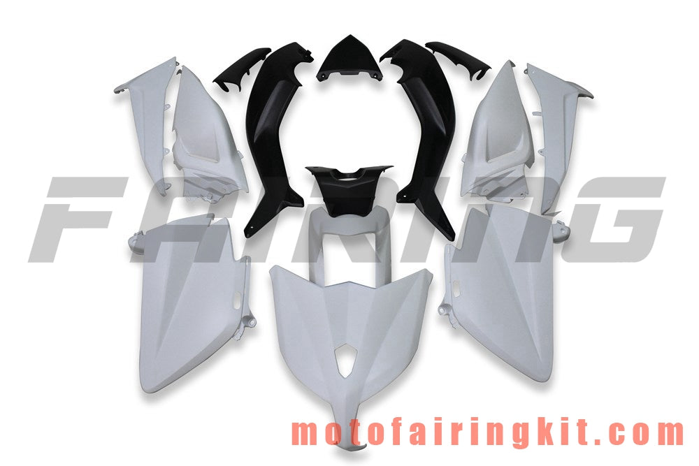 Kits de carenado aptos para TMAX530 2012 2013 2014 TMAX 530 12 13 14 Molde de inyección de plástico ABS Carrocería completa para motocicleta Marco de carrocería de posventa (blanco y negro) B201