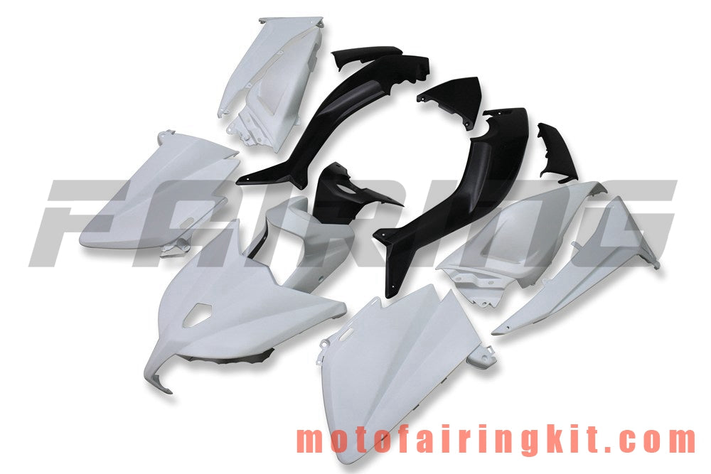 Kits de carenado aptos para TMAX530 2012 2013 2014 TMAX 530 12 13 14 Molde de inyección de plástico ABS Carrocería completa para motocicleta Marco de carrocería de posventa (blanco y negro) B201