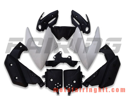 Kits de carenado aptos para XJ6 2009 2010 2011 2012 Molde de inyección de plástico ABS Carrocería completa para motocicleta Marco de carrocería de posventa (blanco y negro) B201