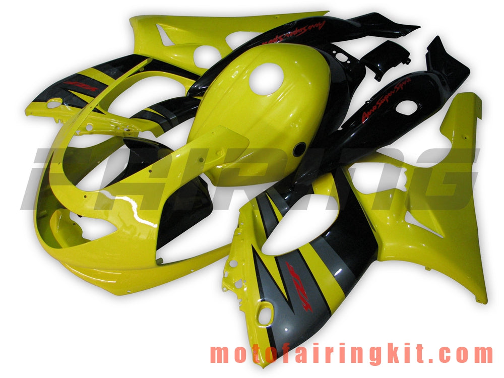 Fairing Kits Fit for YZF600R Thundercat 1997- 2007 YZF 600R 97 - 07 Plastic ABS Injection Mold Complete Motorcycle Body Aftermarket Bodywork Frame (Yellow & Black) B001