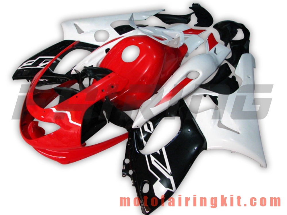 Fairing Kits Fit for YZF600R Thundercat 1997- 2007 YZF 600R 97 - 07 Plastic ABS Injection Mold Complete Motorcycle Body Aftermarket Bodywork Frame (Red & White) B002