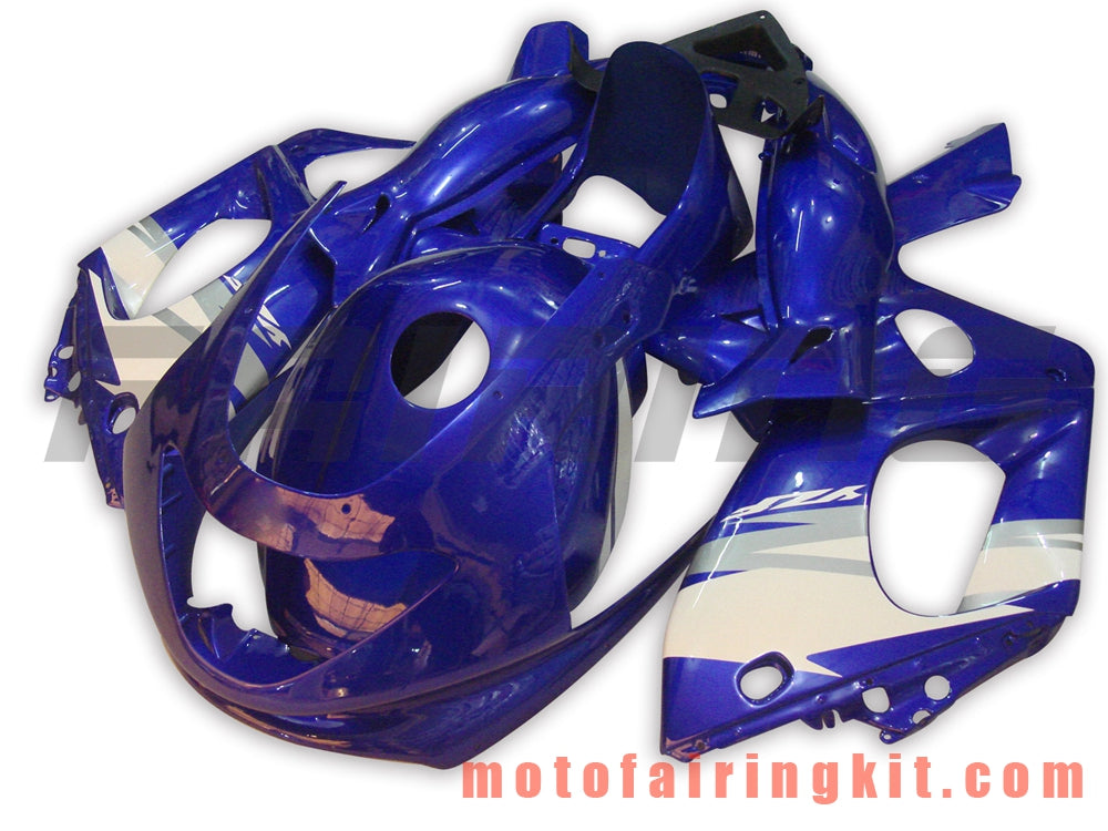 フェアリングキット YZF600R Thundercat 1997-2007 YZF 600R 97 - 07 プラスチック ABS 射出成形 完全なオートバイボディ アフターマーケットボディワークフレーム (ブルー &amp; ホワイト) B004