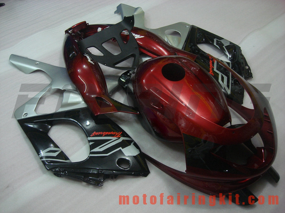 フェアリングキット YZF600R Thundercat 1997-2007 YZF 600R 97 - 07 プラスチック ABS 射出成形 完全なオートバイボディ アフターマーケットボディワークフレーム (レッド &amp; ブラック) B008