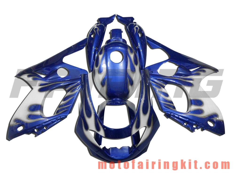 Fairing Kits Fit for YZF600R Thundercat 1997- 2007 YZF 600R 97 - 07 Plastic ABS Injection Mold Complete Motorcycle Body Aftermarket Bodywork Frame (Blue & White) B017