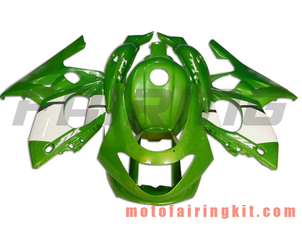 Fairing Kits Fit for YZF600R Thundercat 1997- 2007 YZF 600R 97 - 07 Plastic ABS Injection Mold Complete Motorcycle Body Aftermarket Bodywork Frame (Green & White) B027