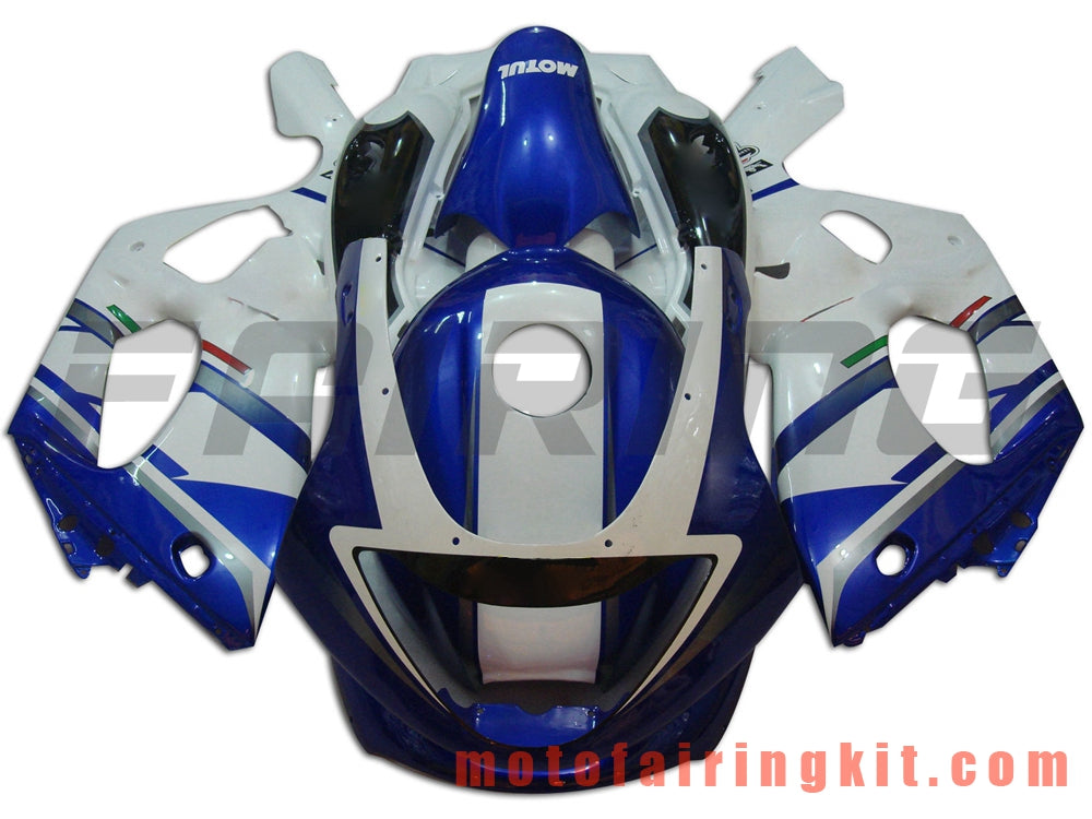 Kits de carenado aptos para YZF600R Thundercat 1997-2007 YZF 600R 97-07 Molde de inyección de plástico ABS Carrocería completa para motocicleta Carrocería del mercado de accesorios Marco (azul y blanco) B028