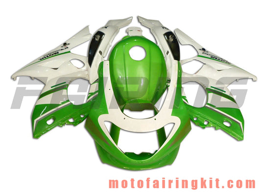 Fairing Kits Fit for YZF600R Thundercat 1997- 2007 YZF 600R 97 - 07 Plastic ABS Injection Mold Complete Motorcycle Body Aftermarket Bodywork Frame (Green & White) B031