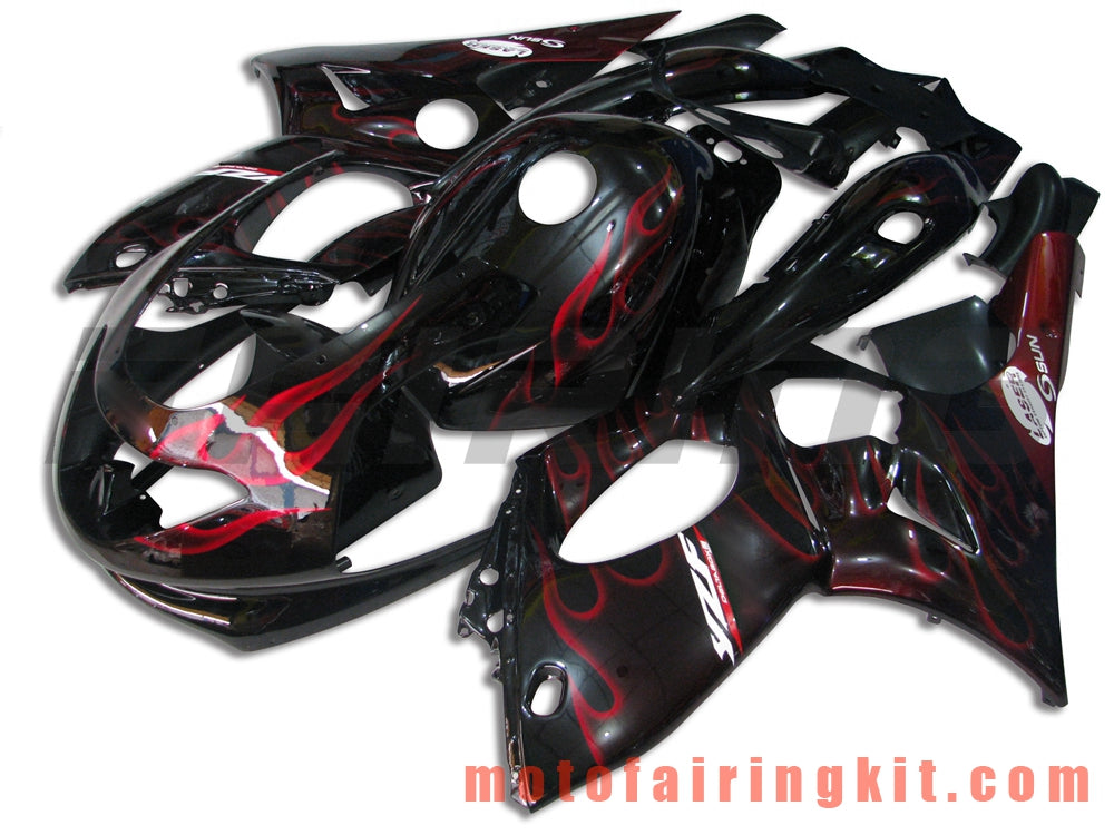 Fairing Kits Fit for YZF600R Thundercat 1997- 2007 YZF 600R 97 - 07 Plastic ABS Injection Mold Complete Motorcycle Body Aftermarket Bodywork Frame (Black & Orange) B032