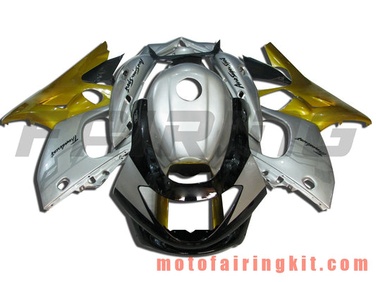 Fairing Kits Fit for YZF600R Thundercat 1997- 2007 YZF 600R 97 - 07 Plastic ABS Injection Mold Complete Motorcycle Body Aftermarket Bodywork Frame (Silver & Gold) B033